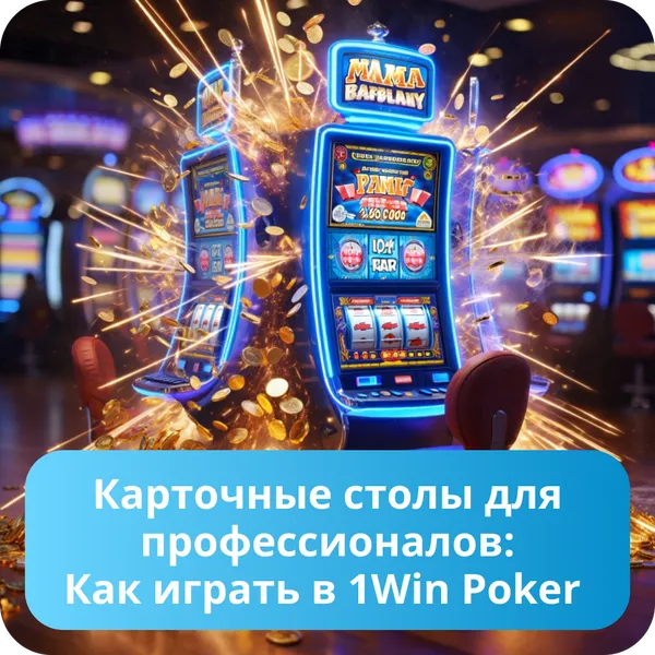 Карточные столы для профессионалов: Как играть в 1Win Poker